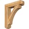 Ekena Millwork Legacy Craftsman Rough Sawn Bracket w/ Offset Brace, Western Red Cedar, 8"W x 34"D x 38"H BKT0806X34X38LEC04RWR - alternate 1